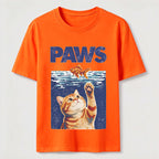 Cat and Fish Paw Reach Classic T-Shirt