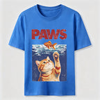 Cat and Fish Paw Reach Classic T-Shirt