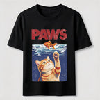 Cat and Fish Paw Reach Classic T-Shirt