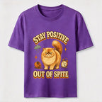 Stay Positive Out of Spite Cat Classic T-Shirt