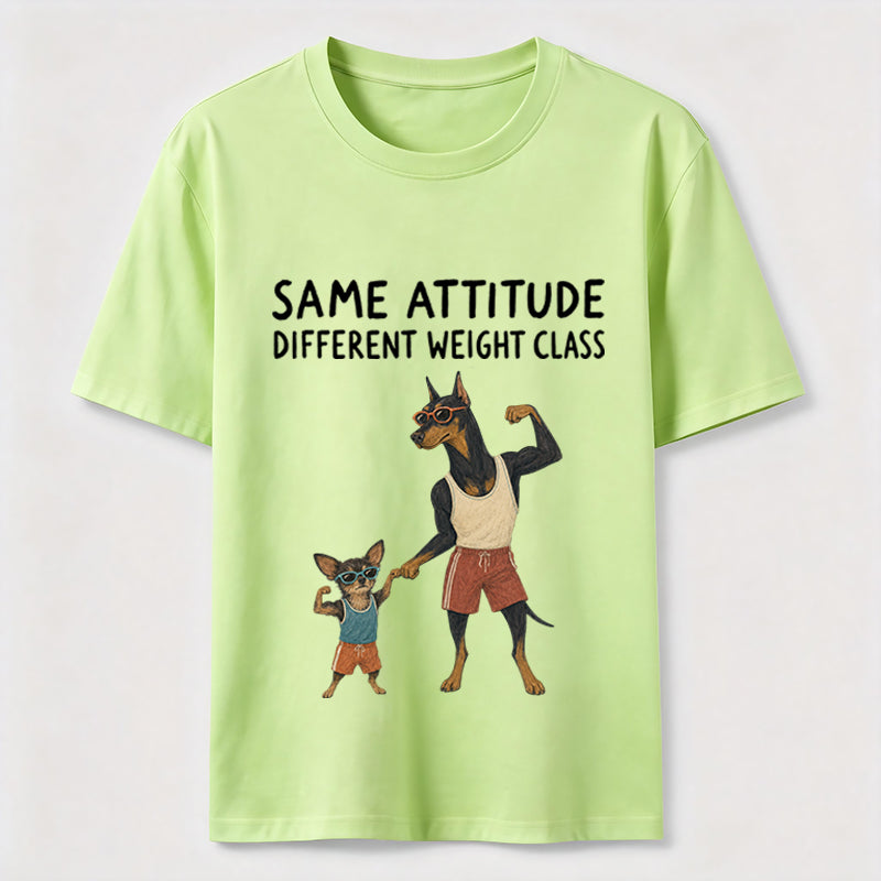 Same Attitude Different Weight Class Dog Classic T-Shirt
