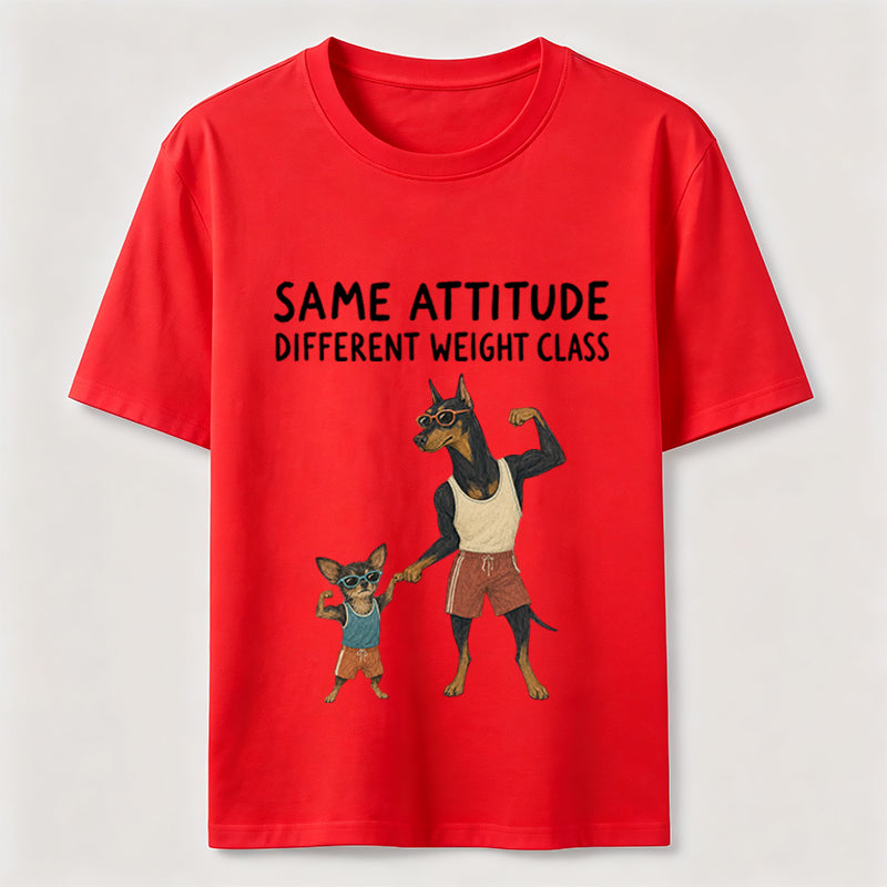 Same Attitude Different Weight Class Dog Classic T-Shirt