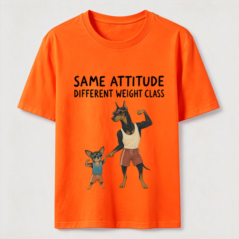 Same Attitude Different Weight Class Dog Classic T-Shirt