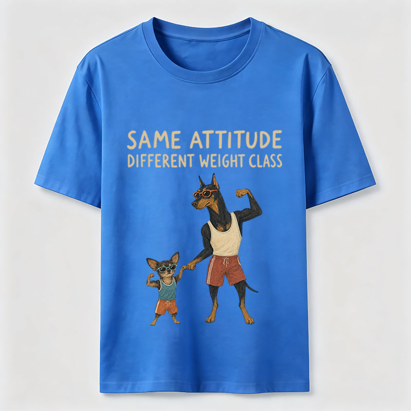 Same Attitude Different Weight Class Dog Classic T-Shirt