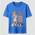 Crazy Corgi Lady Classic T-Shirt