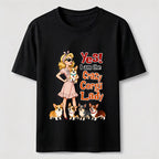 Crazy Corgi Lady Classic T-Shirt