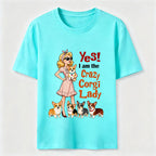 Crazy Corgi Lady Classic T-Shirt