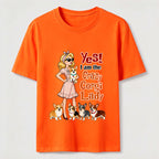 Crazy Corgi Lady Classic T-Shirt