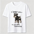 Not Listening Schnauzer Dog Classic T-Shirt
