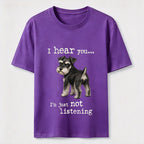 Not Listening Schnauzer Dog Classic T-Shirt