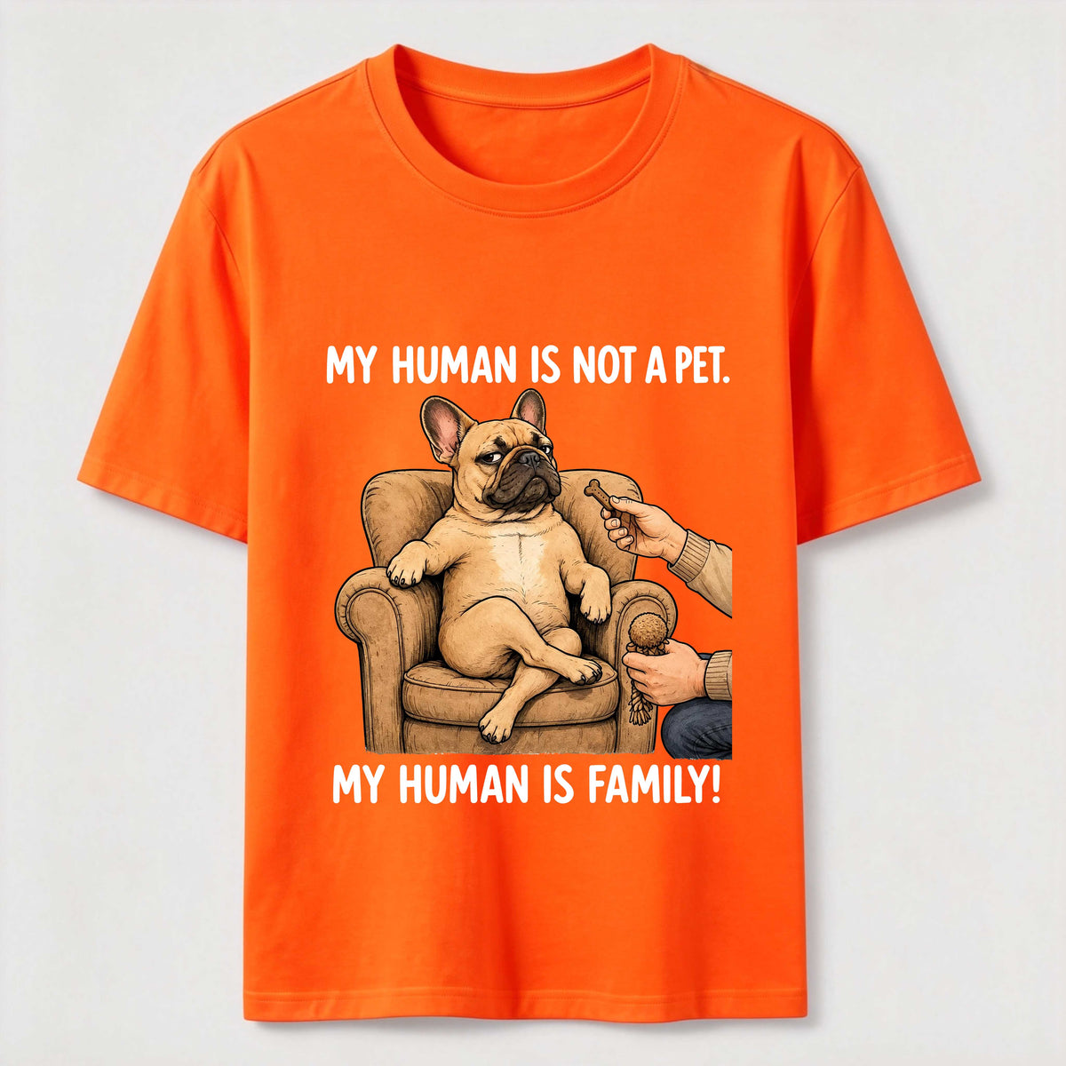 My Human Is Family Frenchie Classic T-Shirt