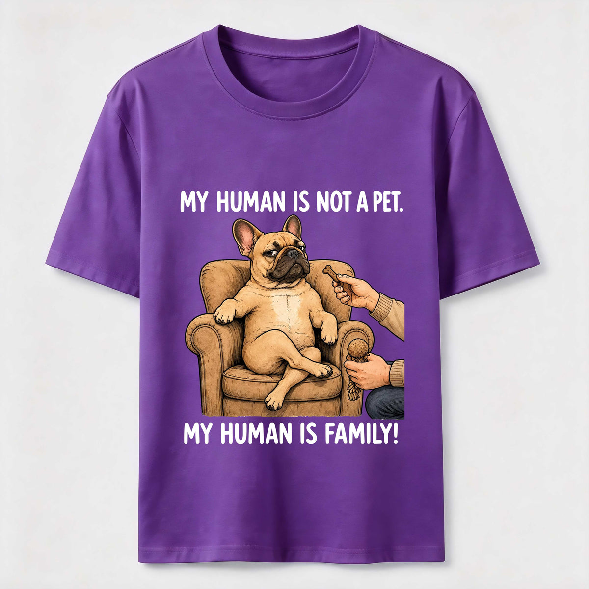 My Human Is Family Frenchie Classic T-Shirt