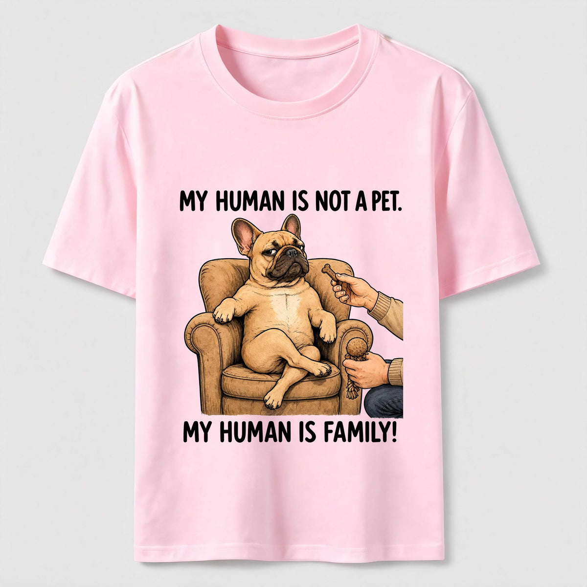 My Human Is Family Frenchie Classic T-Shirt