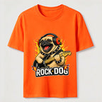 Rocking Pug Guitar Classic T-Shirt