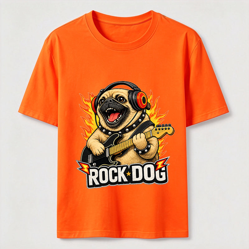 Rocking Pug Guitar Classic T-Shirt