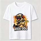 Rocking Pug Guitar Classic T-Shirt