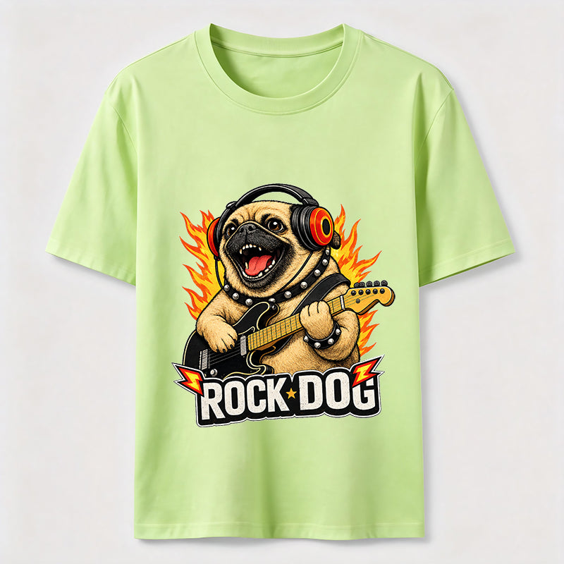 Rocking Pug Guitar Classic T-Shirt