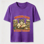 Working Hard Hardly Working Cat Classic T-Shirt