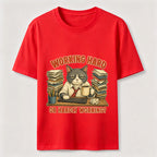 Working Hard Hardly Working Cat Classic T-Shirt