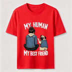 My Human My Best Friend Pug Mom Classic T-Shirt