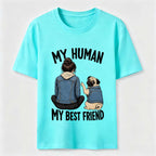 My Human My Best Friend Pug Mom Classic T-Shirt