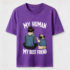 My Human My Best Friend Pug Mom Classic T-Shirt