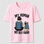 My Human My Best Friend Pug Mom Classic T-Shirt