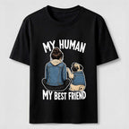 My Human My Best Friend Pug Mom Classic T-Shirt