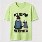 My Human My Best Friend Pug Mom Classic T-Shirt