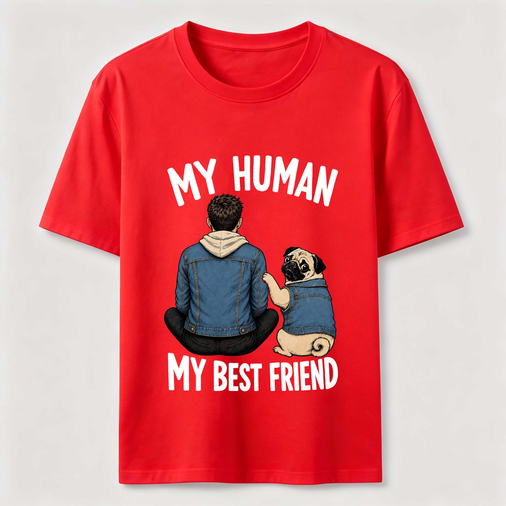 My Human My Best Friend Pug Dod Classic T-Shirt