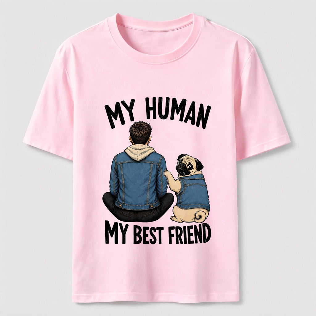 My Human My Best Friend Pug Dod Classic T-Shirt