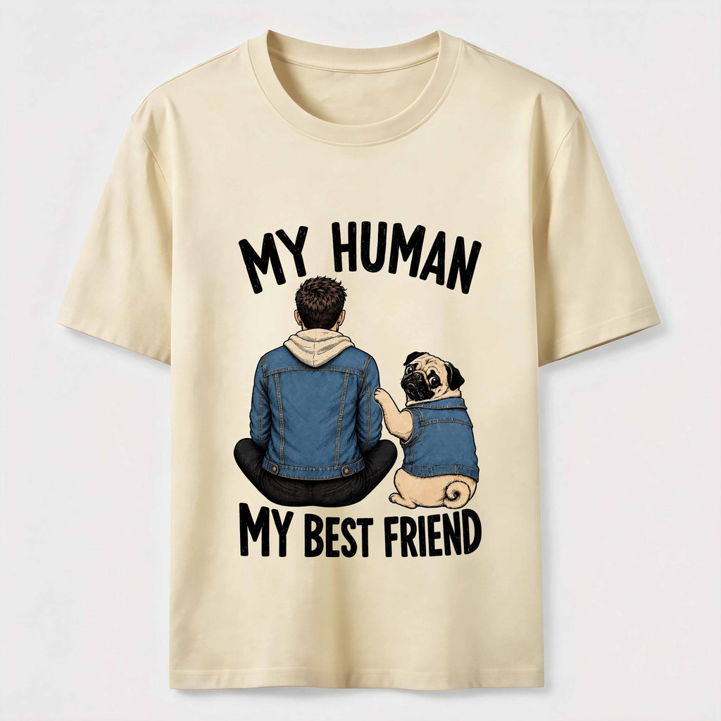 My Human My Best Friend Pug Dod Classic T-Shirt
