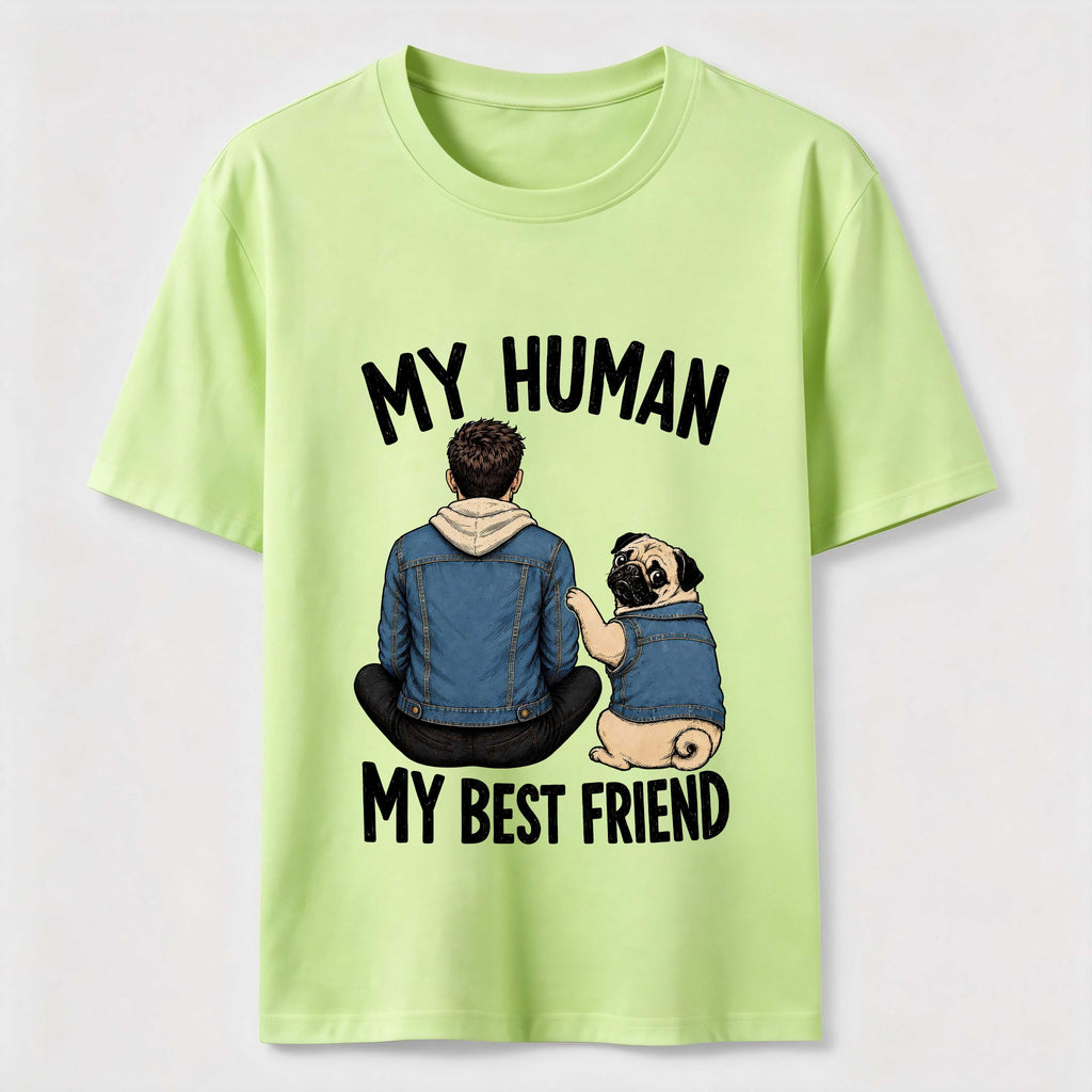 My Human My Best Friend Pug Dod Classic T-Shirt