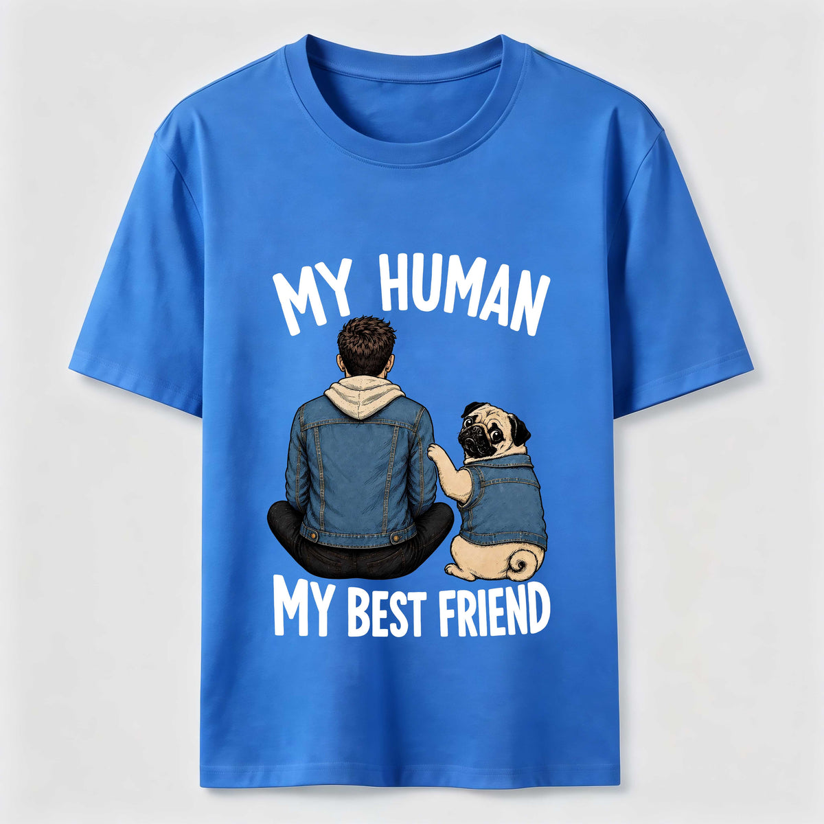 My Human My Best Friend Pug Dod Classic T-Shirt