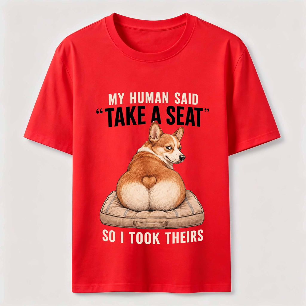 Take a Seat Corgi Classic T-Shirt