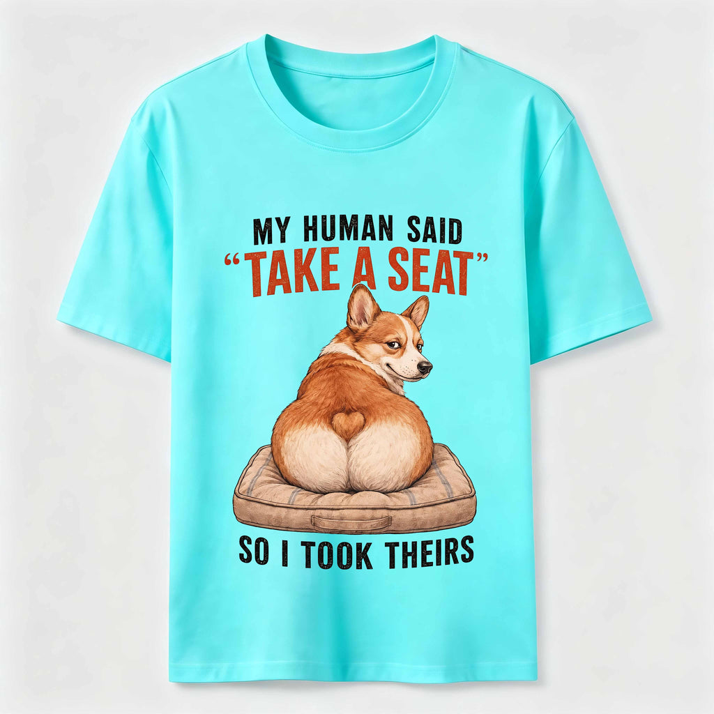 Take a Seat Corgi Classic T-Shirt