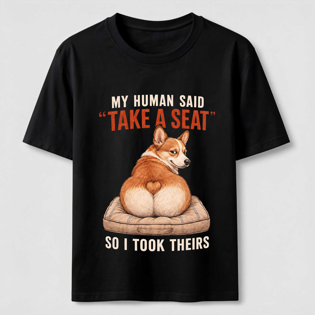 Take a Seat Corgi Classic T-Shirt