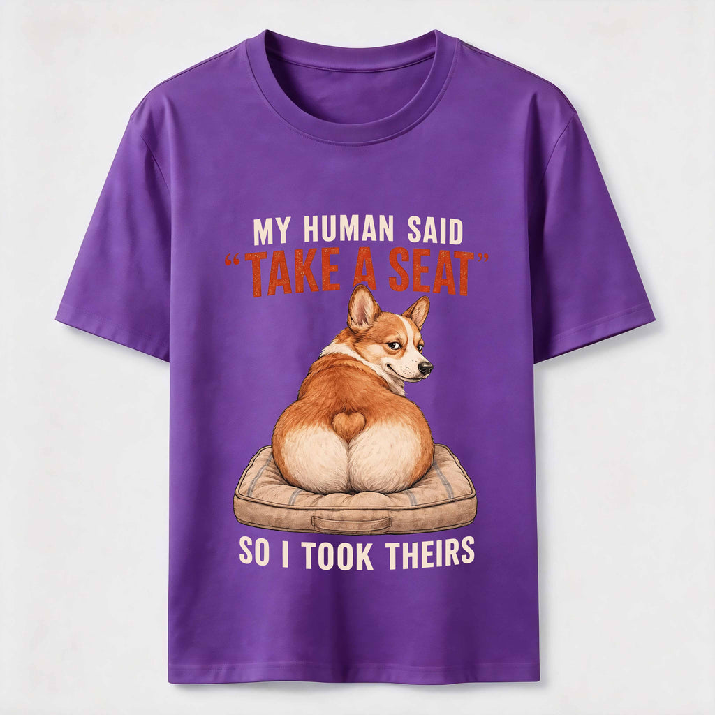 Take a Seat Corgi Classic T-Shirt