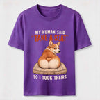 Take a Seat Corgi Classic T-Shirt