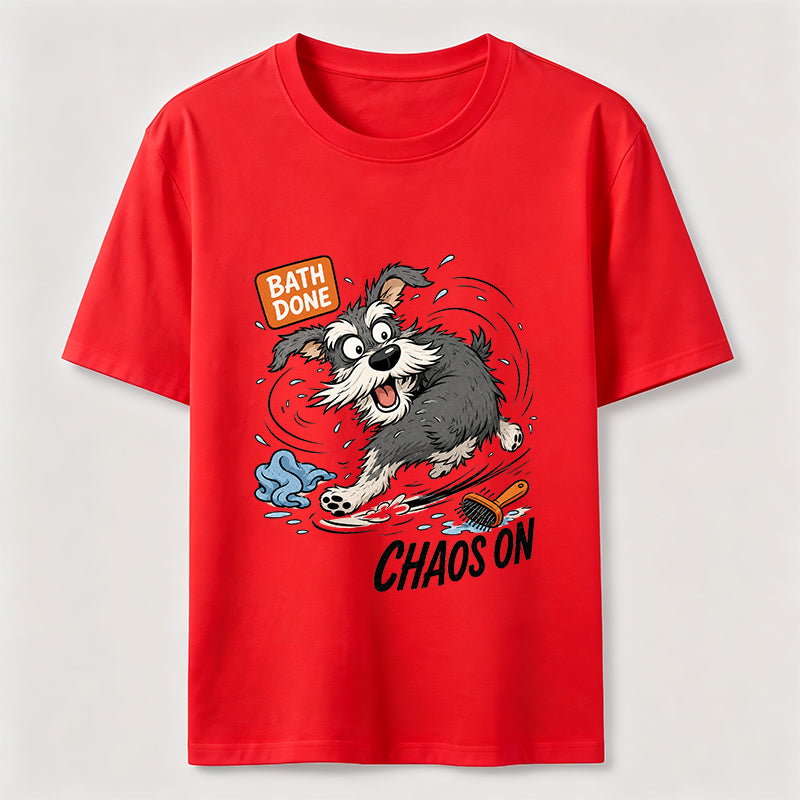 Bath Done Chaos On Schnauzer Classic T-Shirt