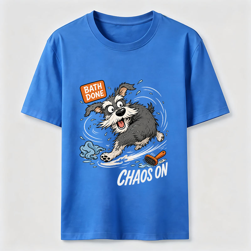 Bath Done Chaos On Schnauzer Classic T-Shirt