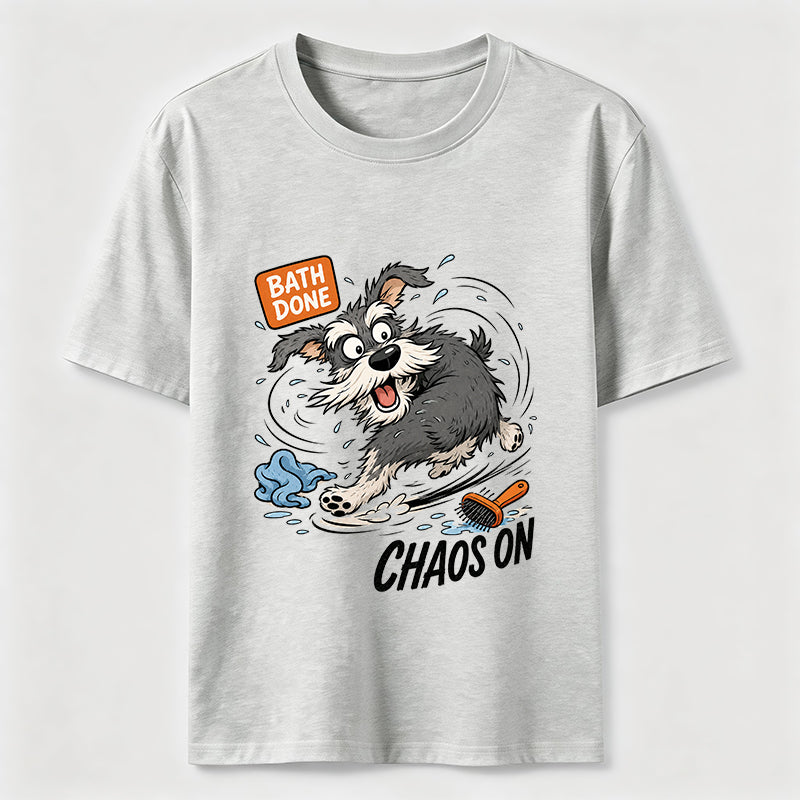 Bath Done Chaos On Schnauzer Classic T-Shirt
