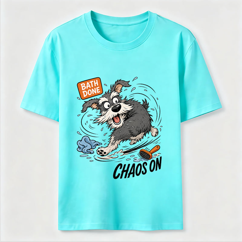 Bath Done Chaos On Schnauzer Classic T-Shirt