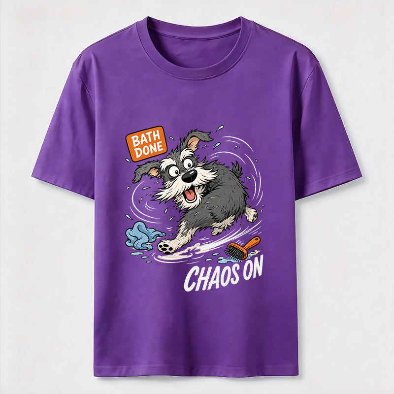 Bath Done Chaos On Schnauzer Classic T-Shirt