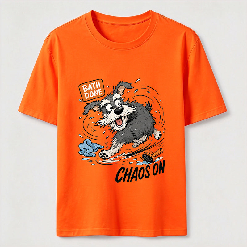 Bath Done Chaos On Schnauzer Classic T-Shirt