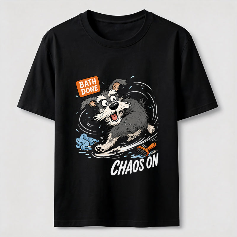 Bath Done Chaos On Schnauzer Classic T-Shirt