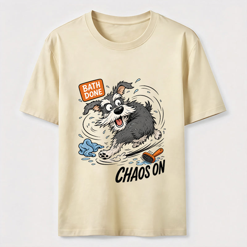 Bath Done Chaos On Schnauzer Classic T-Shirt