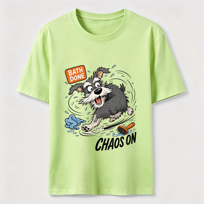 Bath Done Chaos On Schnauzer Classic T-Shirt