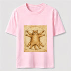Da Vinci Manuscript Cat Art Classic T-Shirt