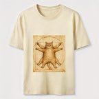 Da Vinci Manuscript Cat Art Classic T-Shirt